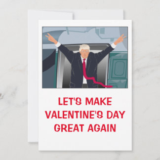 donald trump valentines day  FUNNY Holiday Card
