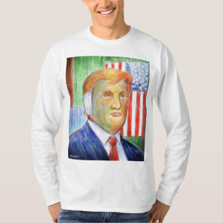 Donald Trump Van Gogh Long Sleeve shirt