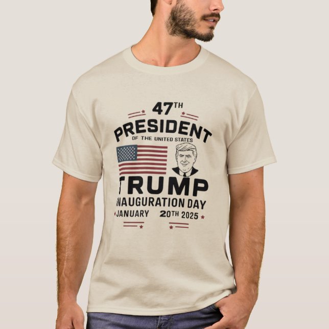 Donald Trump Vance Inauguration Day 2025 Memorabil T-Shirt (Front)