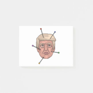 Donald Trump Voodoo Doll Pin Illustration Post-it Notes