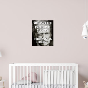 Donald Trump War is Peace Poster