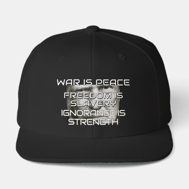 Donald Trump War is Peace Visor (Front)