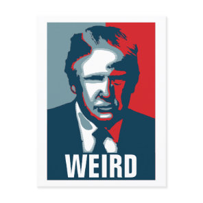 Donald Trump WEIRD Postcard