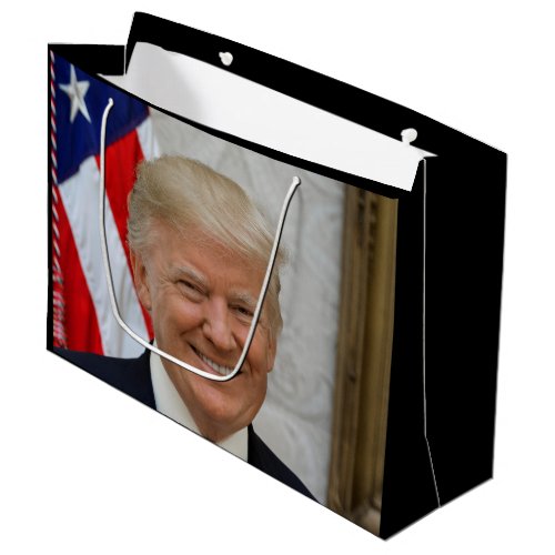 Donald Trump White House President Portrait Large Gift Bag