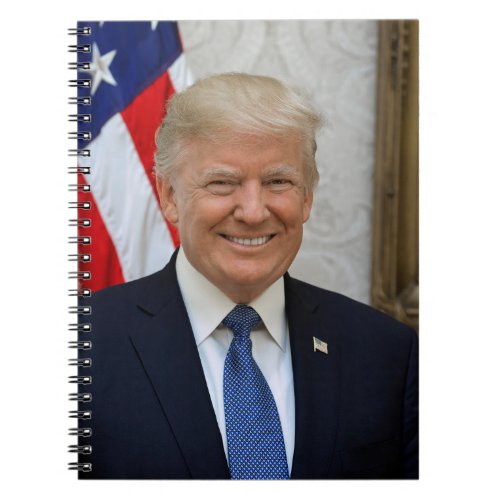 Donald Trump White House President Portrait Notebook