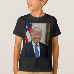 Donald Trump White House President Portrait T-Shirt
