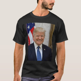Donald Trump White House President Portrait T-Shirt