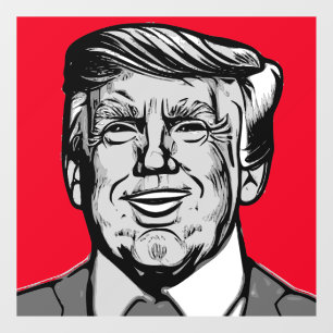 DONALD TRUMP WINDOW CLING