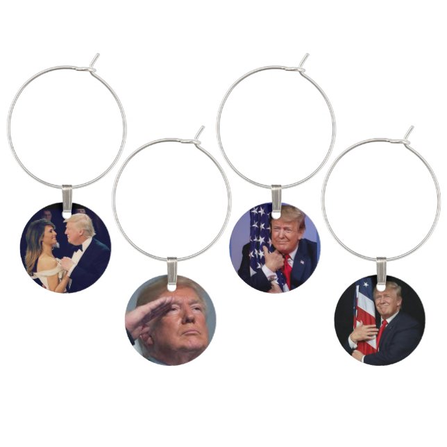 Donald Trump Wine Charm (Staggered)