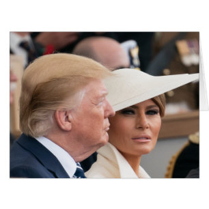 Donald Trump With First Lady Melania Cards
