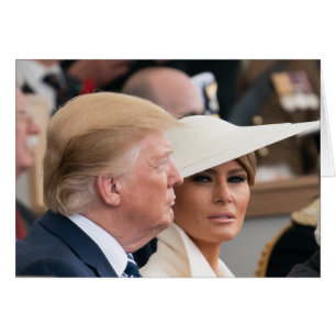 Donald Trump With First Lady Melania Cards