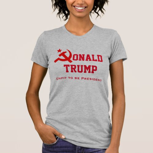 Donald Trump with hammer and sickle T_Shirt