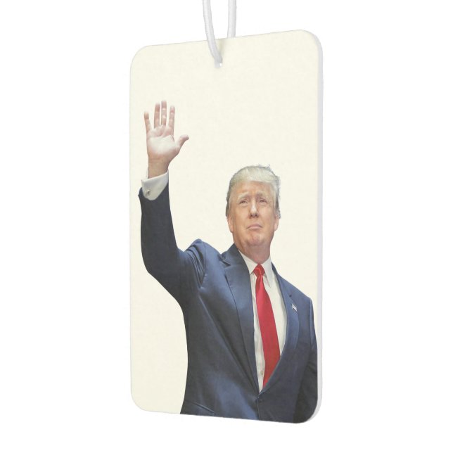 Donald Trump With Red Tie Air Freshener (Left)