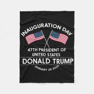 Donald Trump Won 2024 Election Inauguration Men Wo Fleece Blanket