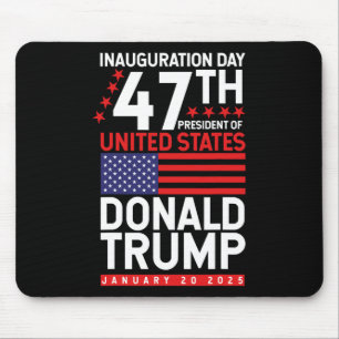 Donald Trump Won 2024 Election Inauguration Men Wo Mouse Pad