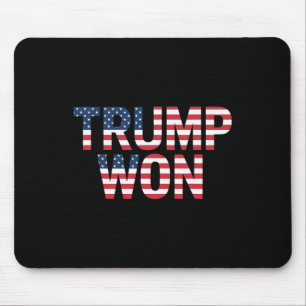Donald Trump Won 2024 Election Republican Win Trum Mouse Pad