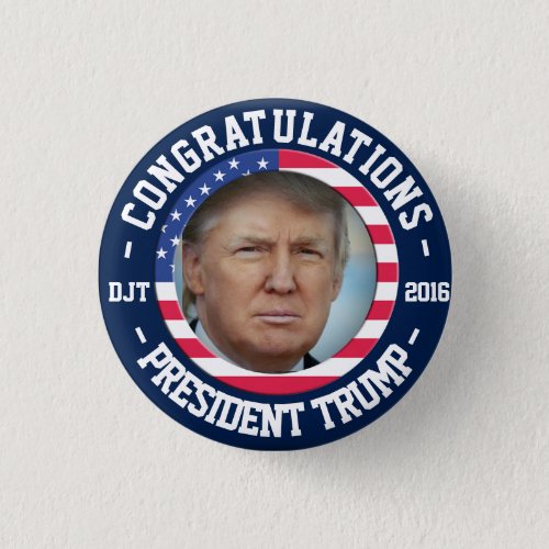 Donald Trump Won the Election Celebration Button