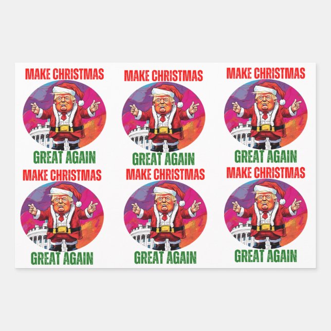 DONALD TRUMP - WRAPPING PAPER (Front 3)