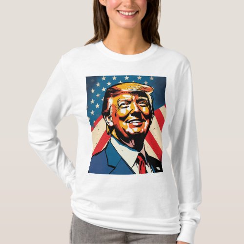 donald trumph in smilling mood T_Shirt