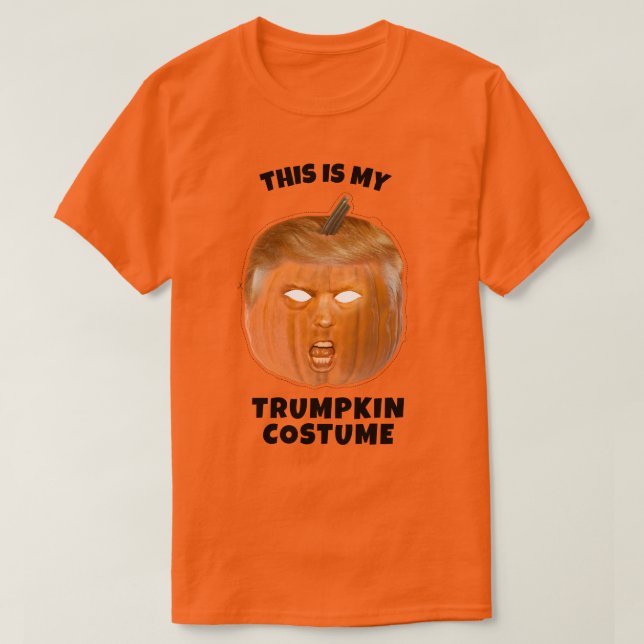 Donald Trumpkin Halloween Costume  T-Shirt (Design Front)