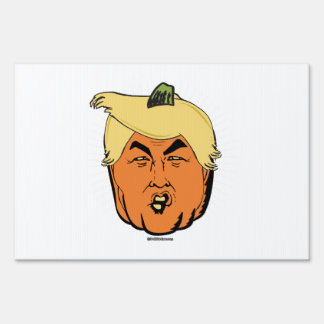 Donald Trumpkin Yard Sign