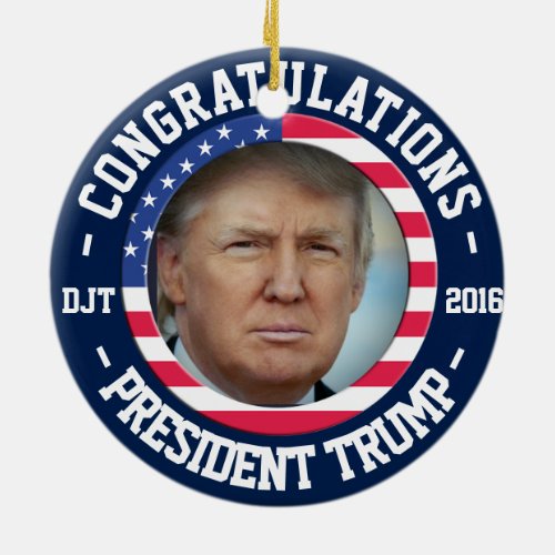 Donald Won the Election Celebration Ornament