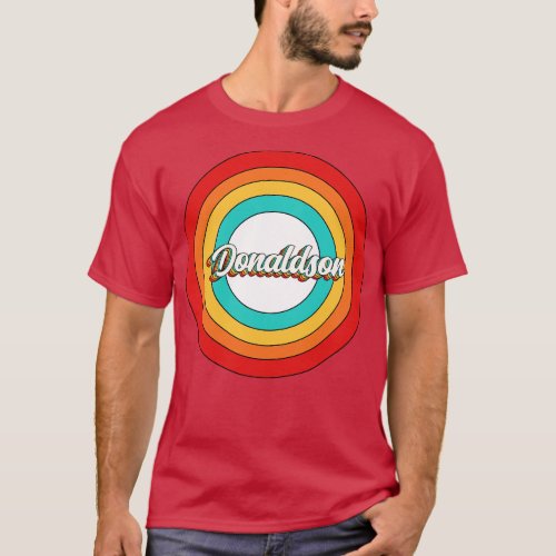 Donaldson Name Shirt Vintage Donaldson Circle