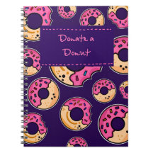 Donate a Donut – Funny & Aesthetic Notebook