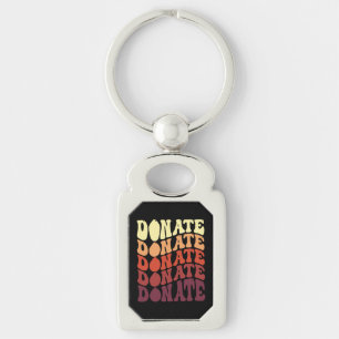 Donate Blood Donate Life Blood & Plasma Donor Keychain