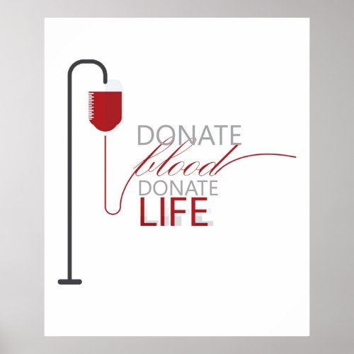 Donate Blood Donate Life  World Blood Donor Day Or Poster