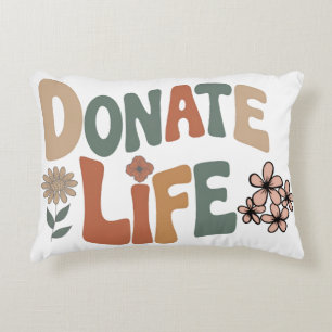 Donate Life Accent Pillow