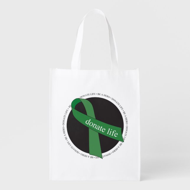 Donate Life Grocery Bag (Front)