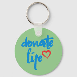 Donate Life Keychain