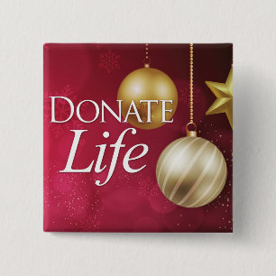 Donate Life, Organ Donor, lapel pin, Button