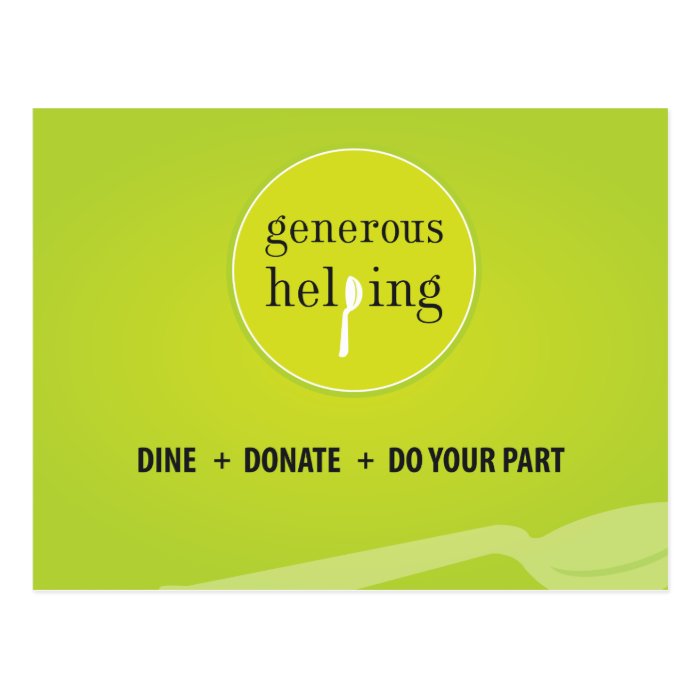 Donation Card Postcard