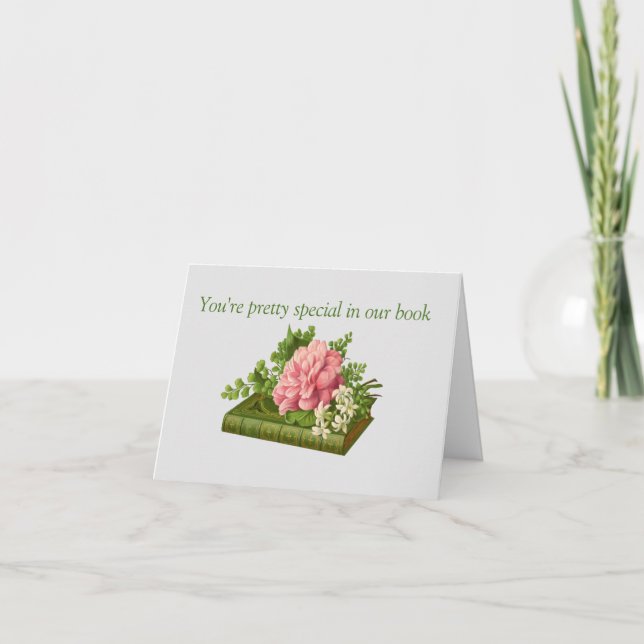 Donation Thank You with Flowers Card (Front)