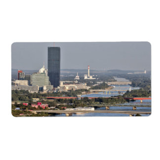 Donaucity, Vienna Austria Label