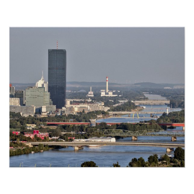 Donaucity, Vienna Austria Poster (Front)