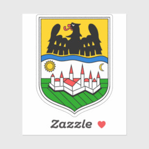 Donauschwaben Arms Custom-Cut Vinyl Sticker