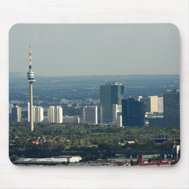 Donauturm and UNO City Mouse Pad (Front)