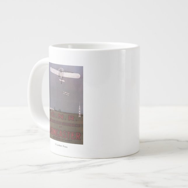 Doncaster, England - First Aviation Races Giant Coffee Mug (Front Left)