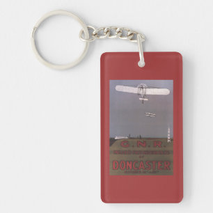 Doncaster, England - First Aviation Races Keychain