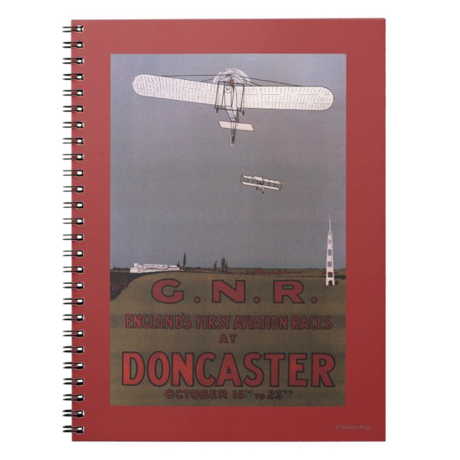Doncaster, England - First Aviation Races Notebook (Front)