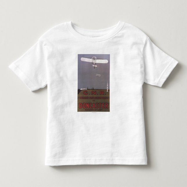 Doncaster, England - First Aviation Races Toddler T-shirt (Front)