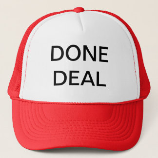DONE DEAL TRUCKER HAT
