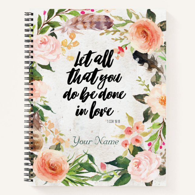 Done in Love Notebook (Front)