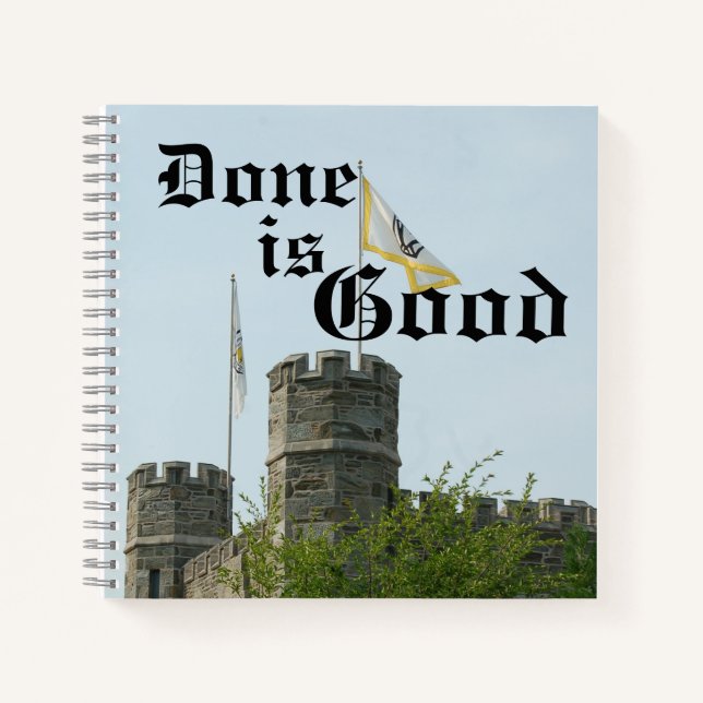 Done is Good Bryn Mawr Great Hall Towers Notebook (Front)