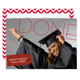 graduation cute invitations invitation done zazzle 3x5 announcements