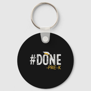 Done Pre-k Preschool Graduation 2025 Gifts Teacher Keychain