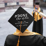 #Done | Simple Graduate Name Class Year & School Graduation Cap Topper